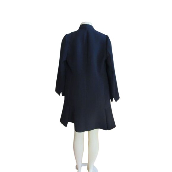 New w Tags, Anne Klein Cascade Open Black Long Jacket Size 6 - Picture 5 of 7